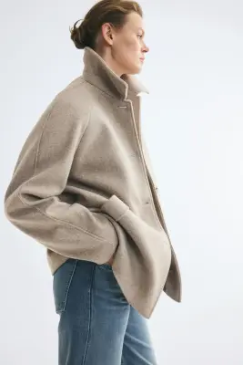 Manteau 3/4 - Taupe clair — photo 4