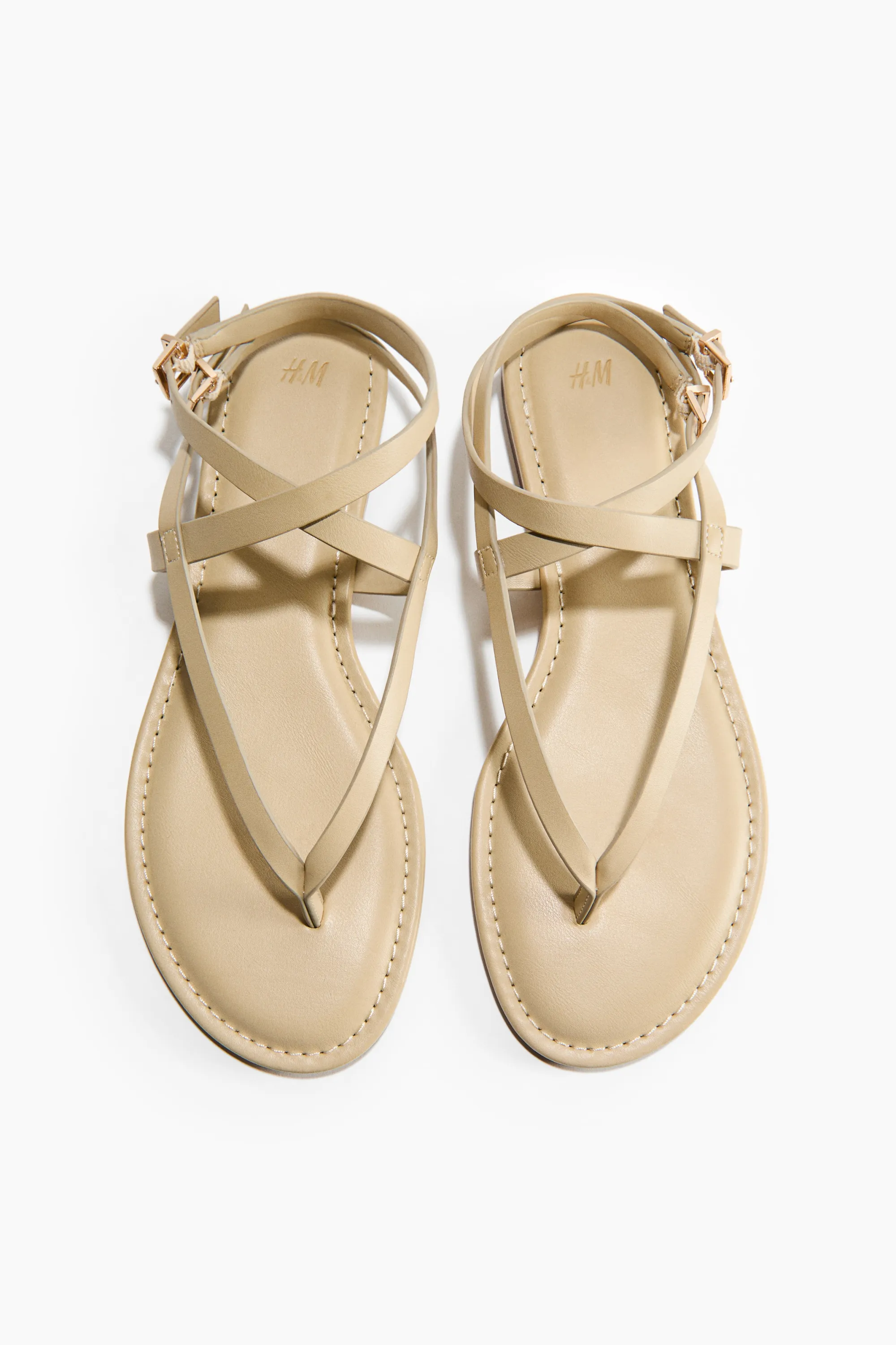 Sandales à brides fines - Beige clair