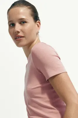 T-shirt en coton - Rose — photo 3