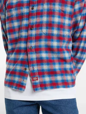Chemise Dickies flanel Jerome – Deep Claret — photo 5