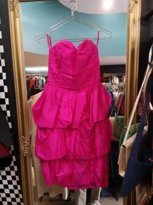 Robe bustier fuchsia — photo 1
