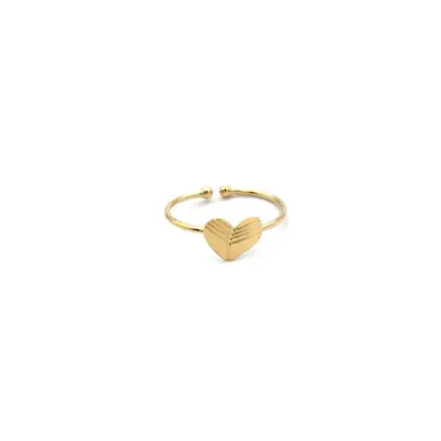 Bague Coeur Ligne — photo 4