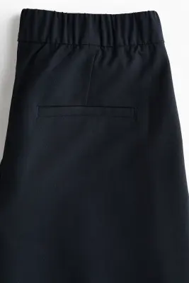 Pantalon chic avec jambes barrel - Bleu marine — photo 5