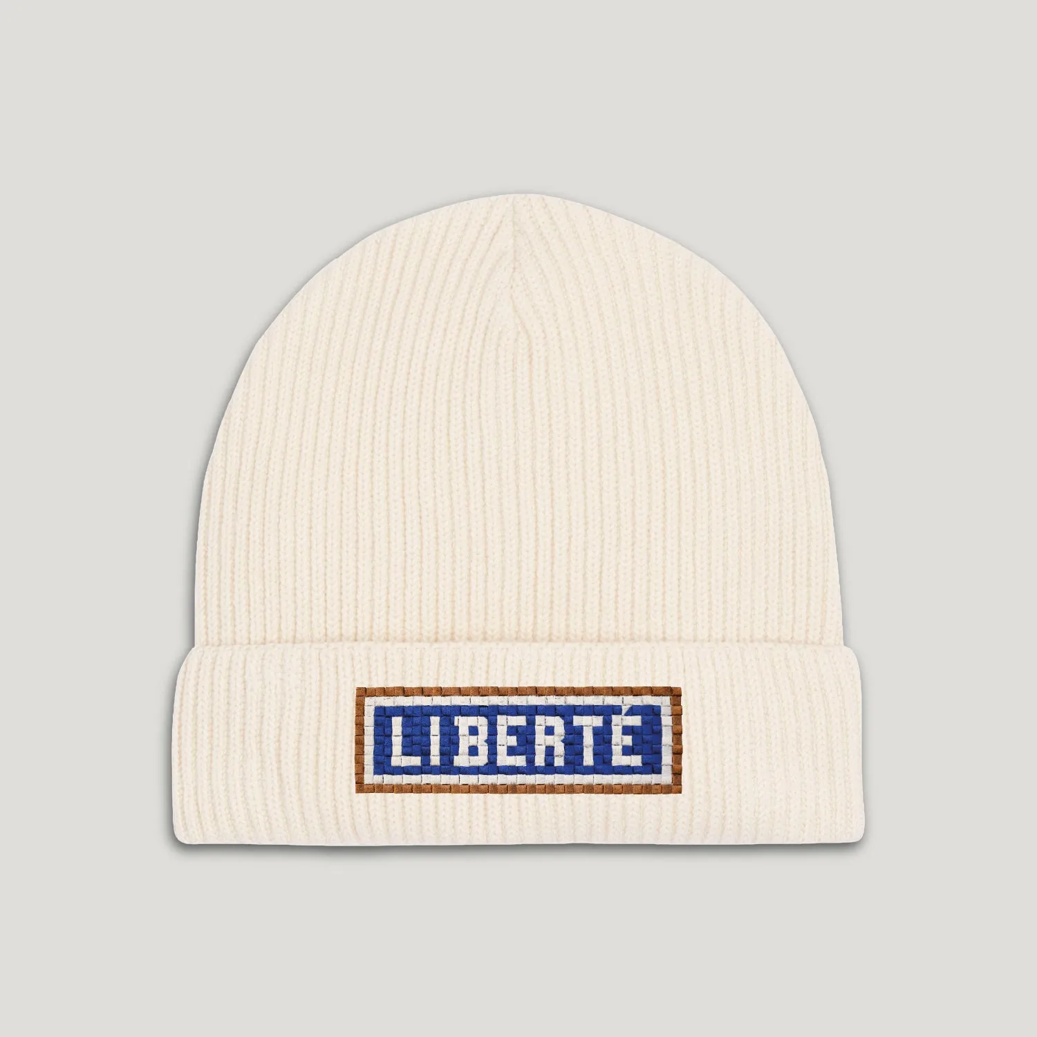 BONNET COTON BIO – BRODERIE MÉTRO PARISIEN - LIBERTÉ - ÉCRU