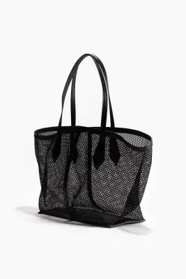 Sac shopping façon filet - Noir — photo 5