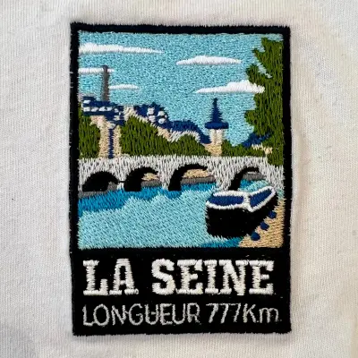 T-shirt blanc "La Seine" — photo 2
