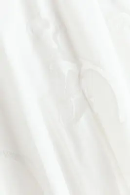 Robe en coton avec broderie anglaise - Blanc — photo 5