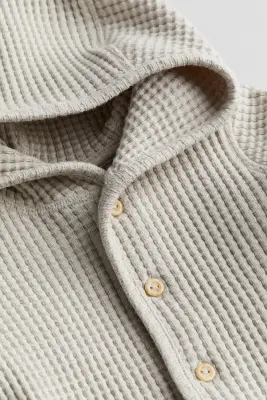 Gilet gaufré - Beige clair — photo 2