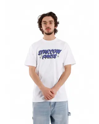 x With Vivid Color Deck Tee White Blue — photo 2