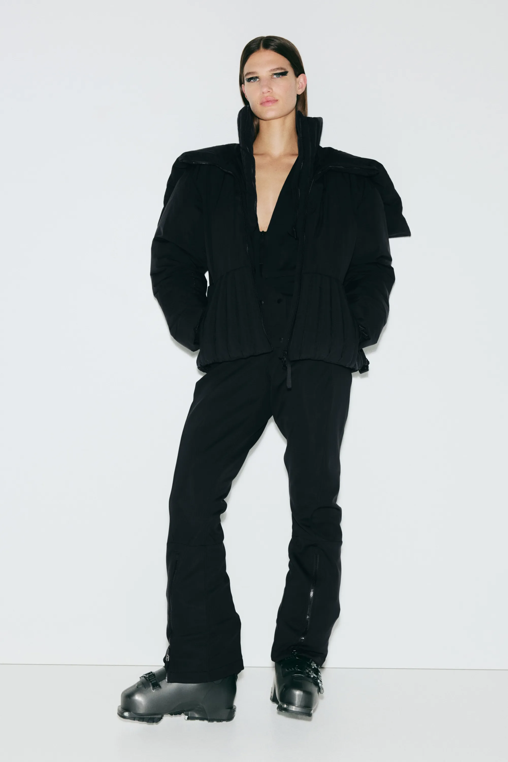 Veste de ski matelassée ThermoMove™ - Noir