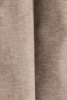 Pantalon chic Regular Fit en lin mélangé - Beige — photo 2