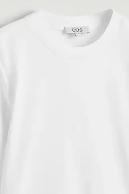 T-SHIRT À MANCHES LONGUES ÉPURÉ - BLANC — photo 5