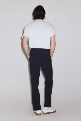Chino Four-way Stretch - Bleu marine — photo 4