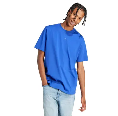 ADIDAS TEE SHIRT GRANDE LONGUEUR Bleu — photo 2