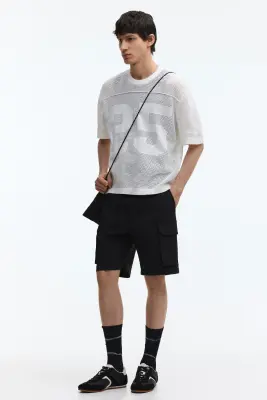 Short cargo Regular Fit - Noir — photo 1