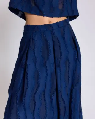 Jupe Manuela bleu marine — photo 2