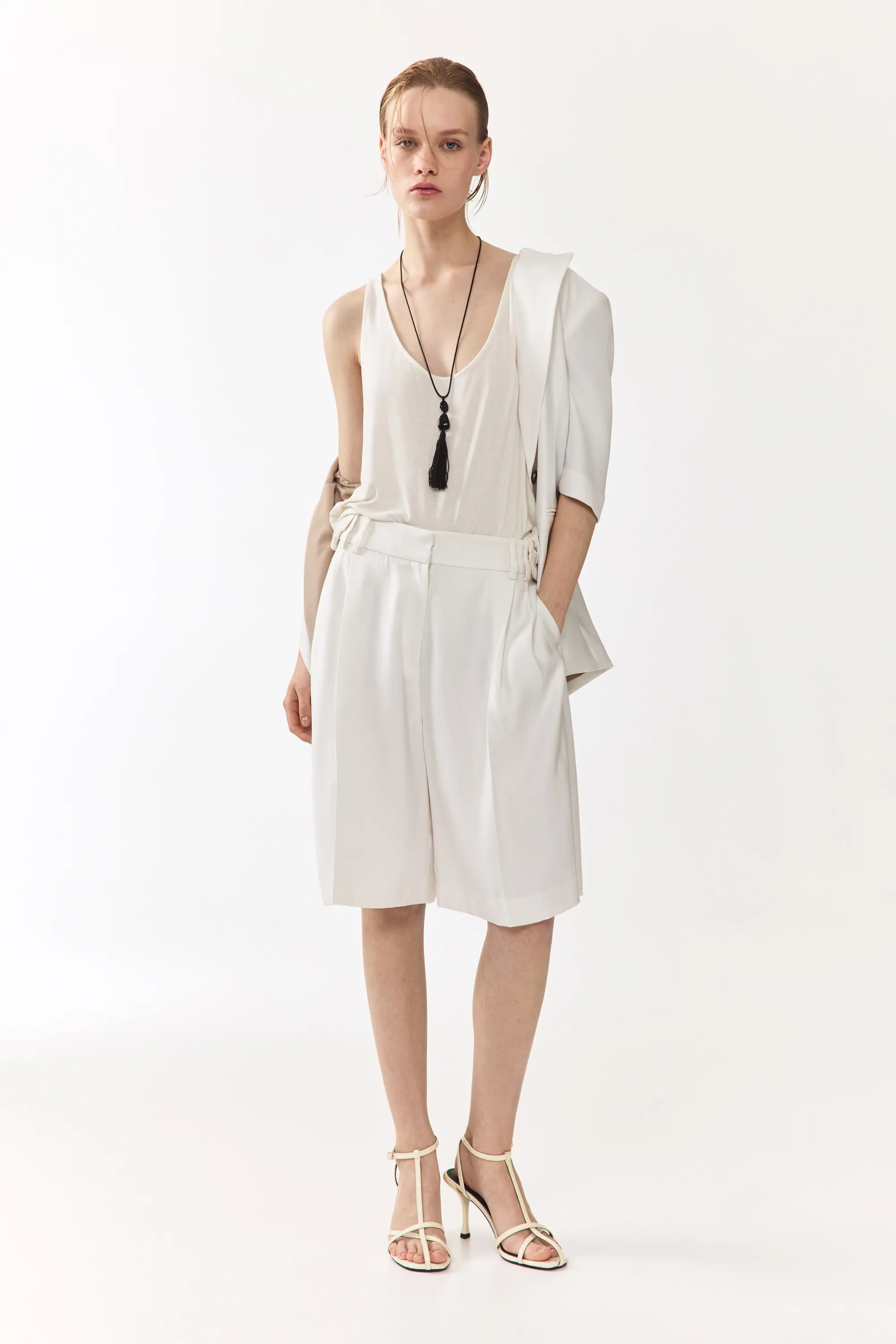 Short Bermuda chic - Ivoire