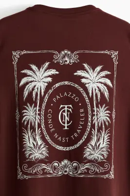 T-shirt imprimé - Marron/Condé Nast Traveller — photo 3