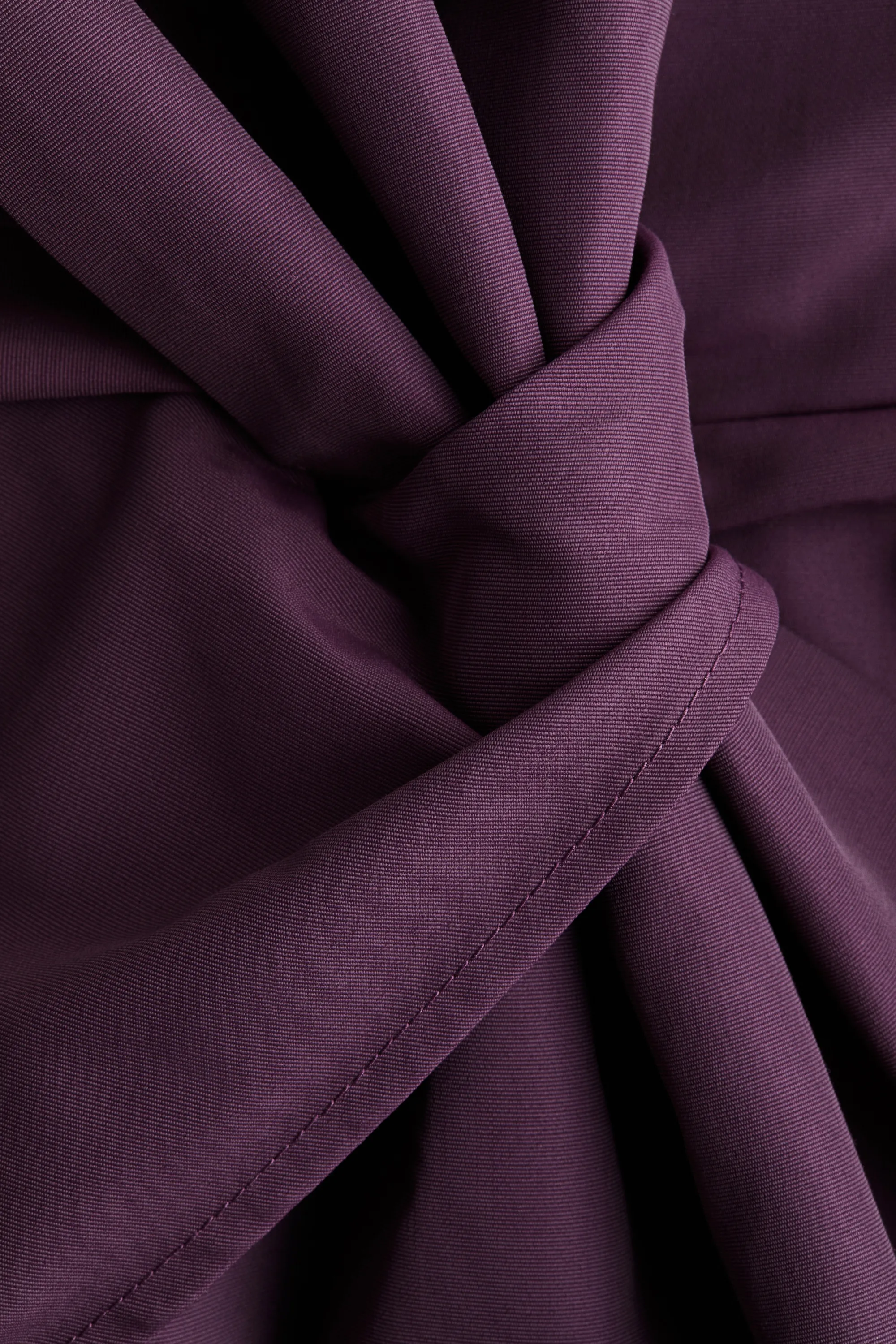 Robe bustier avec détail noué - Violet