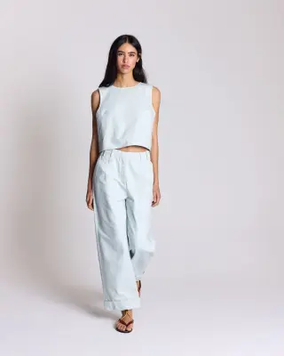 Pantalon Tristan bleu ciel — photo 1