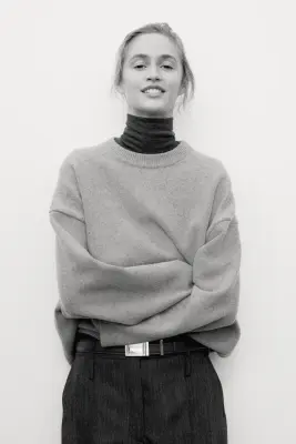Pull oversize - Taupe — photo 1