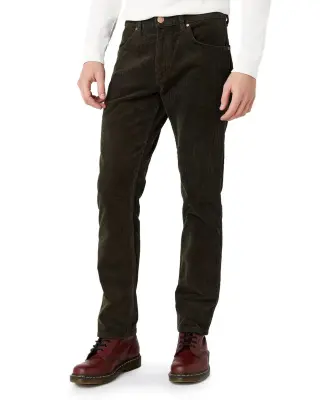WRANGLER PANTALON VELOURS GREENSBORO Kaki — photo 2