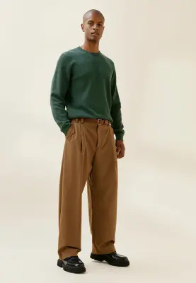Le pull texturé - Vert Anglais — photo 4