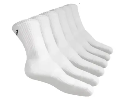 ASICS PACK X6 CHAUSSETTES Blanc — photo 3