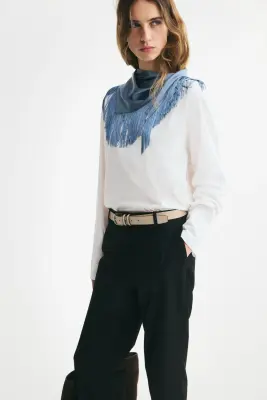Pantalon cigarette - Noir — photo 3