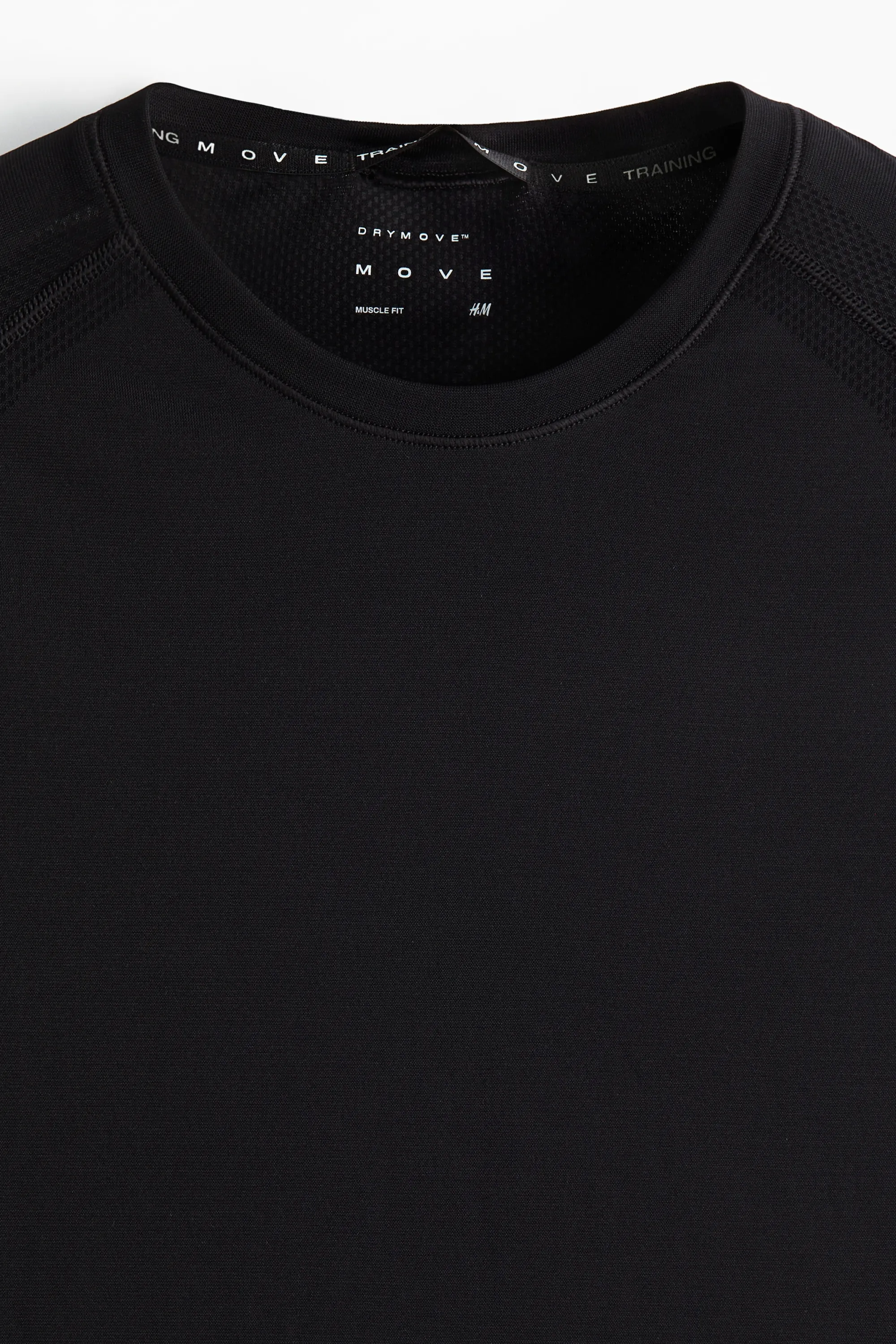 T-shirt de sport Muscle Fit DryMove™ - Noir