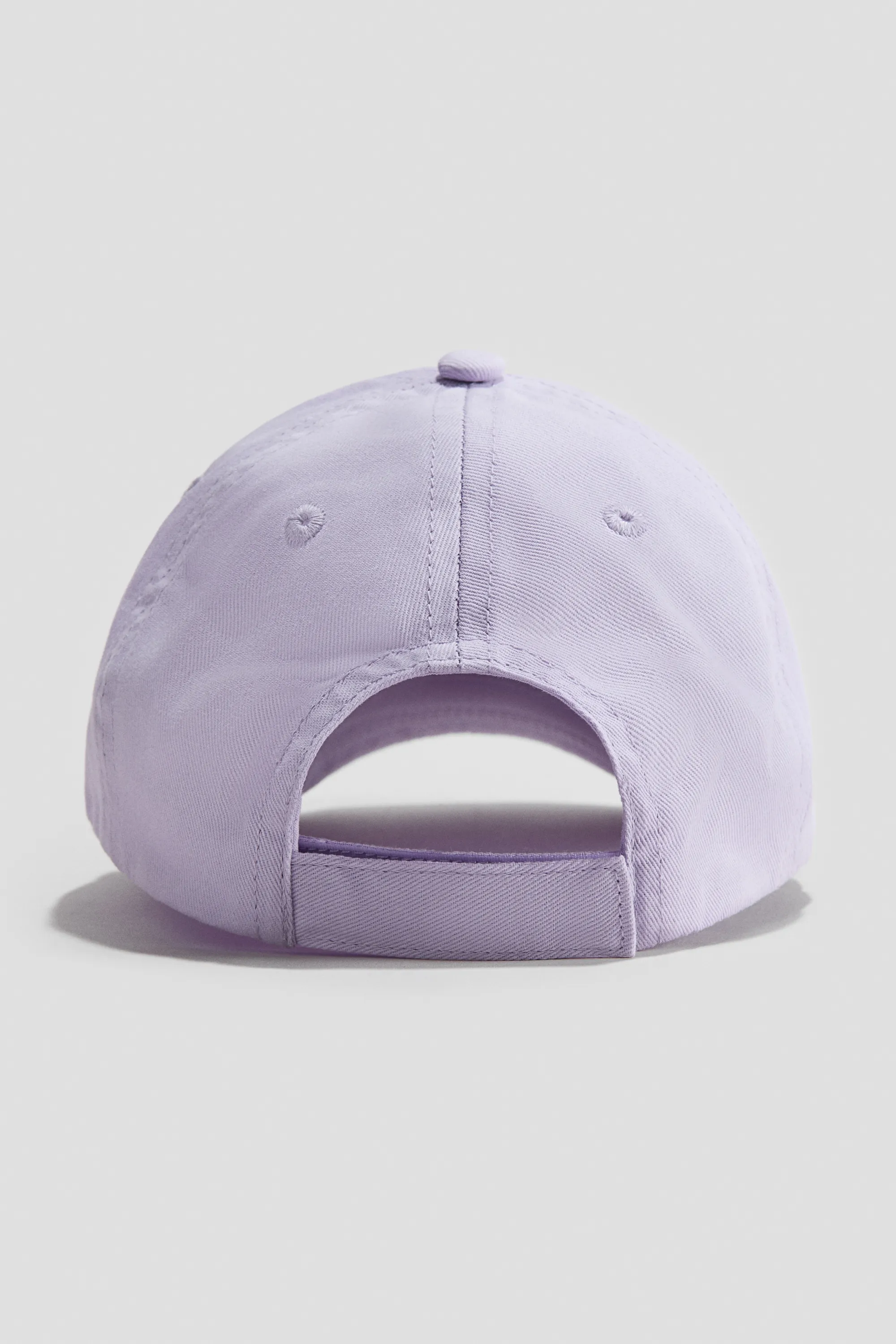 Lot de 2 casquettes en twill de coton - Violet clair/rose