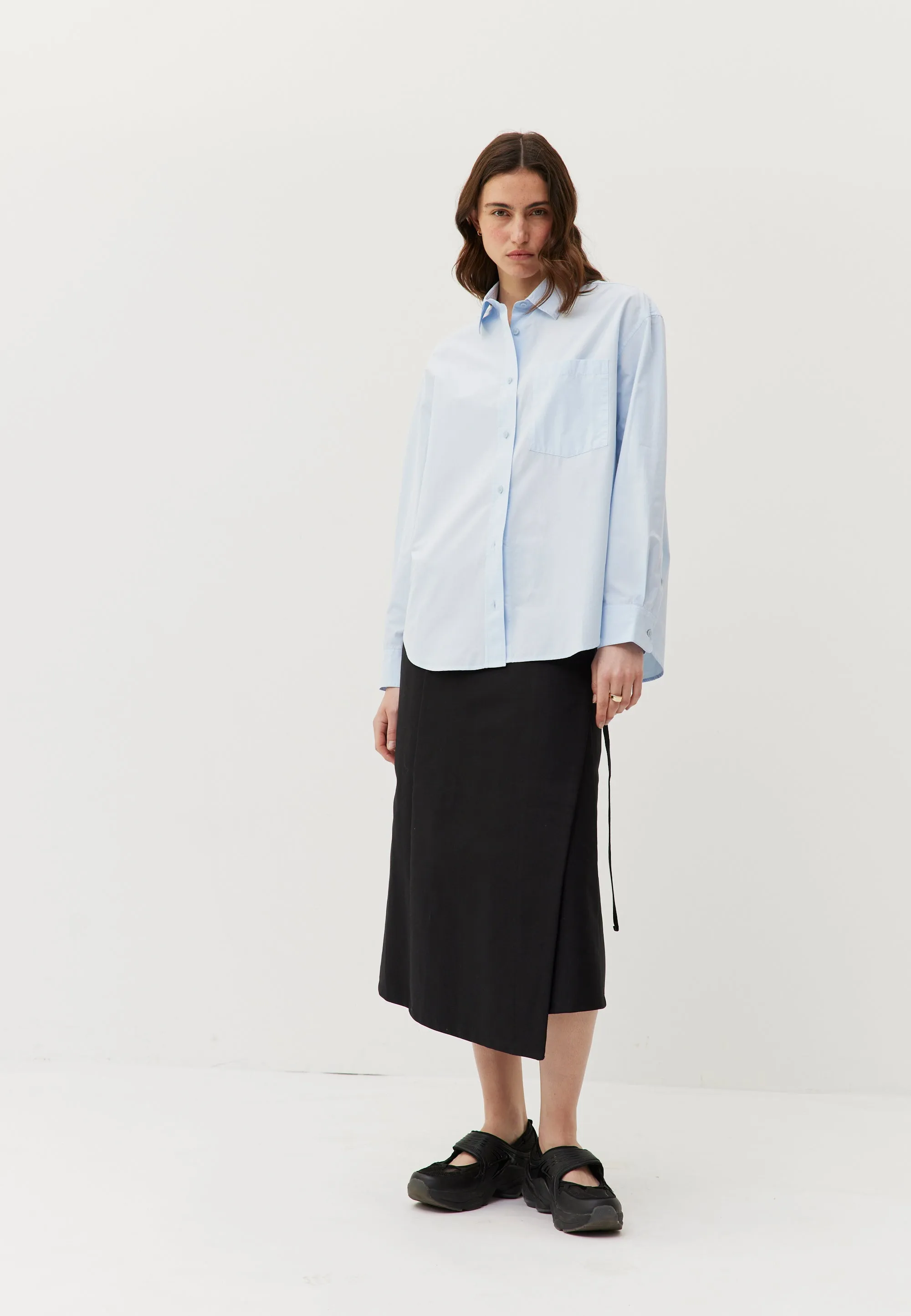 La chemise oversize - Bleu clair