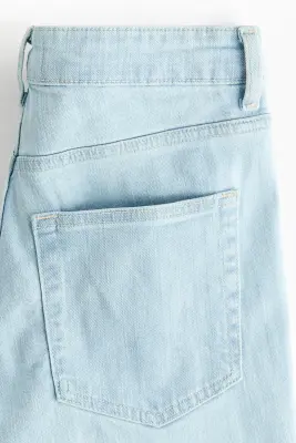 Flared High Jeans - Bleu denim clair — photo 4