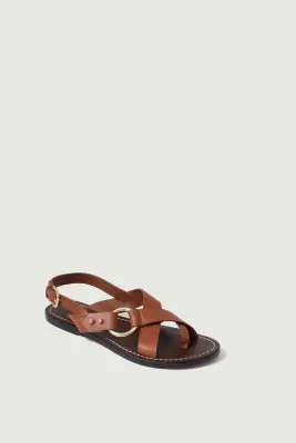 SANDALES FLORENCE COGNAC — photo 3