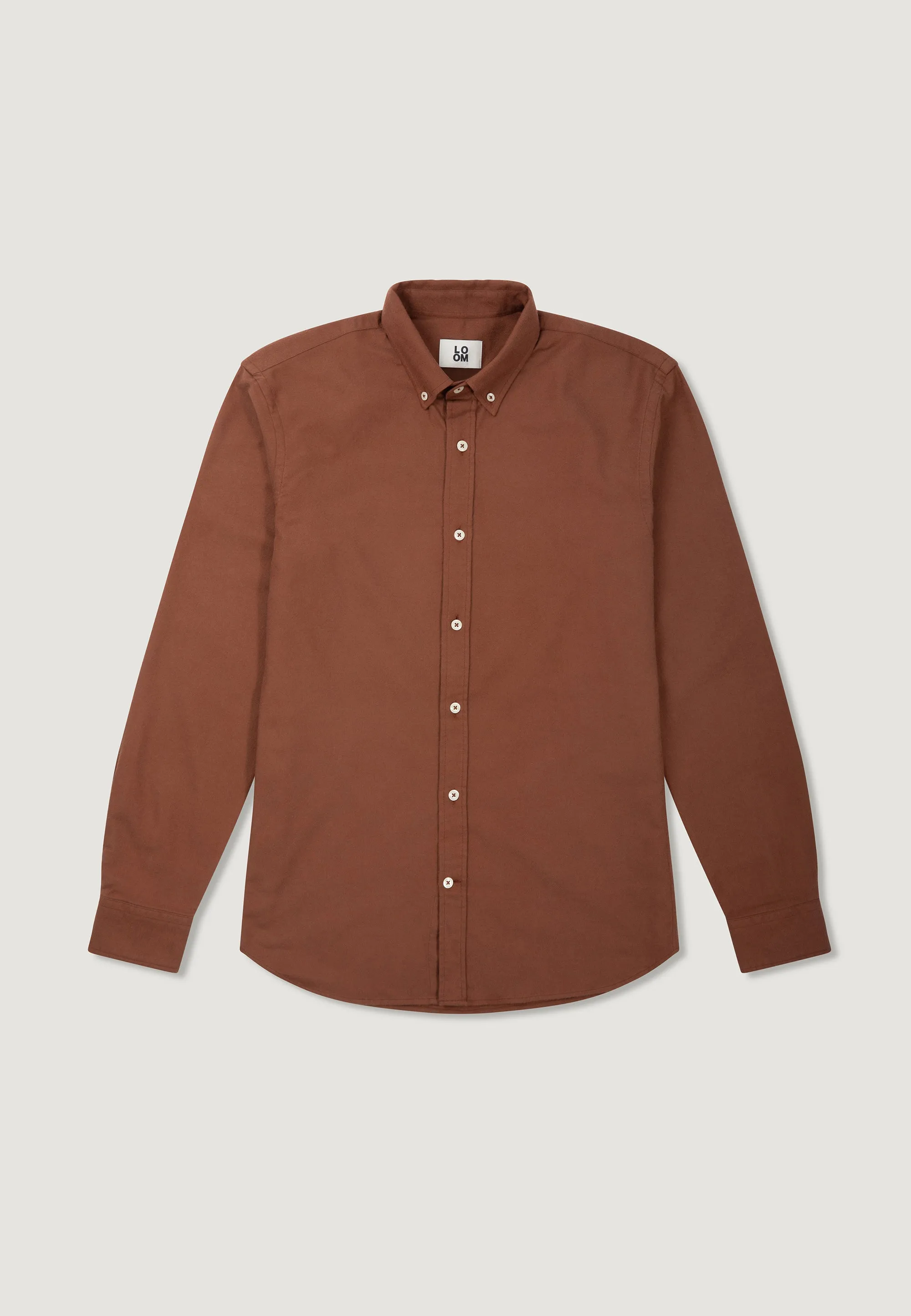 La chemise en flanelle - Acajou