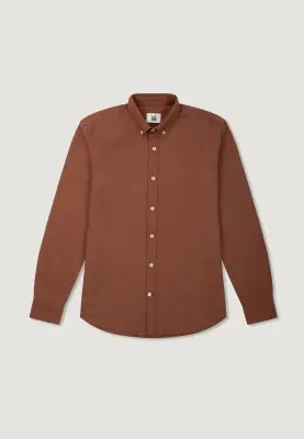 La chemise en flanelle - Acajou