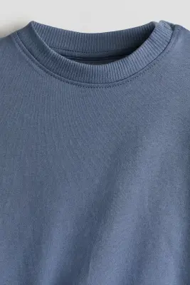 Lot de 3 T-shirts à manches longues en coton - Bleu ancien/voitures — photo 1