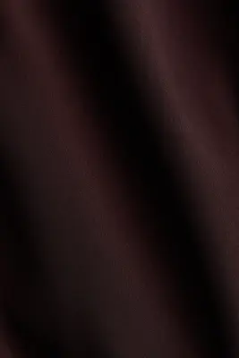 Robe avec écharpe - Marron foncé — photo 5