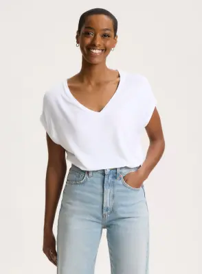 T-shirt en viscose et élasthanne — photo 2