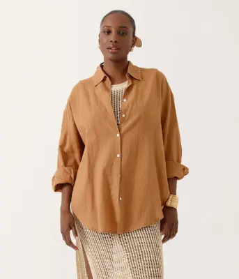 Artlove – Chemise Yerina Caramel — photo 1