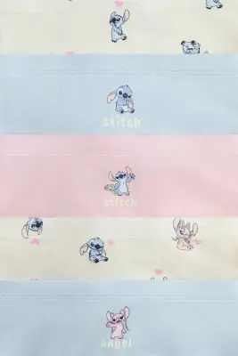 Lot de 5 boxers en coton - Bleu clair/Lilo et Stitch — photo 2