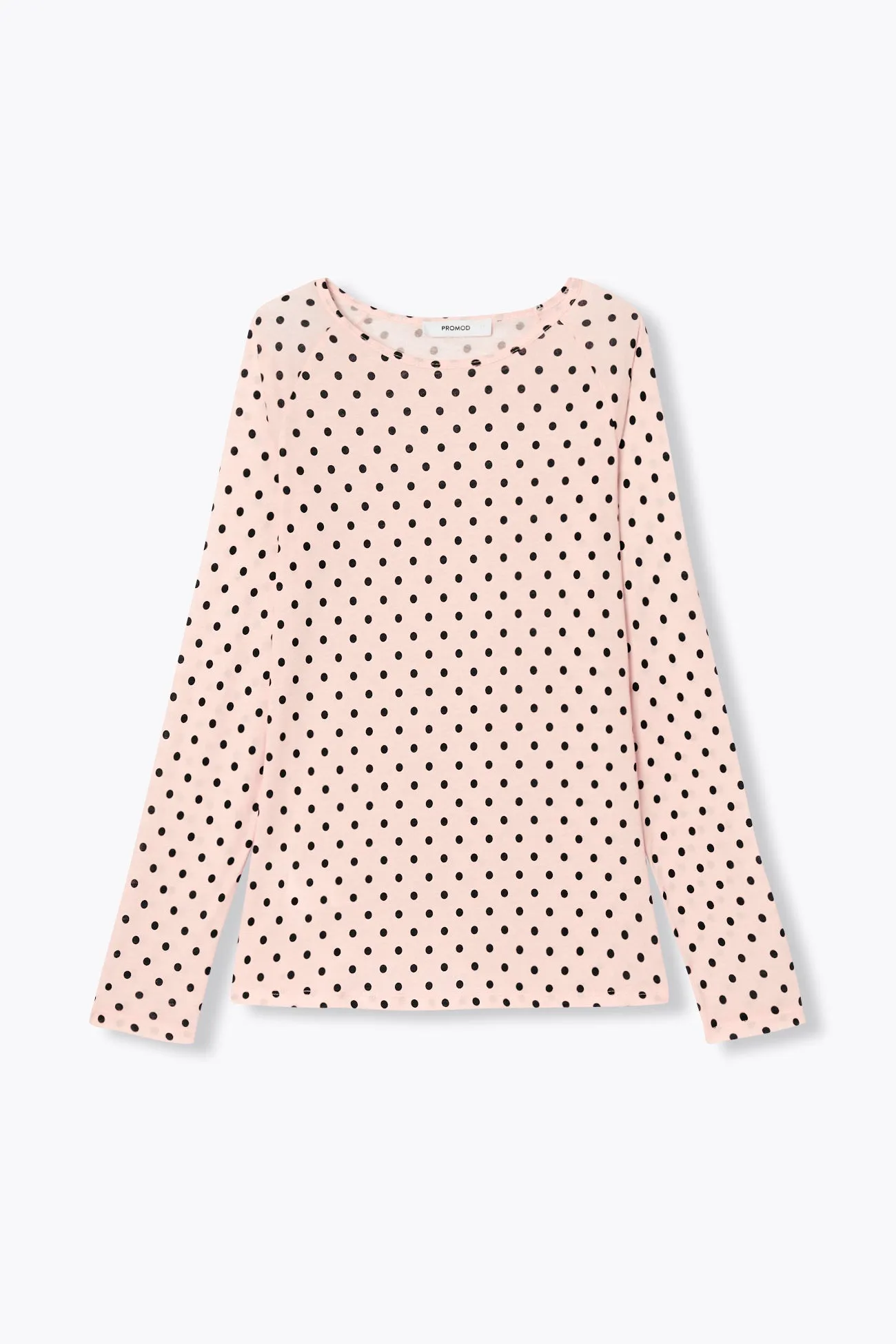 T-shirt manches longues à pois