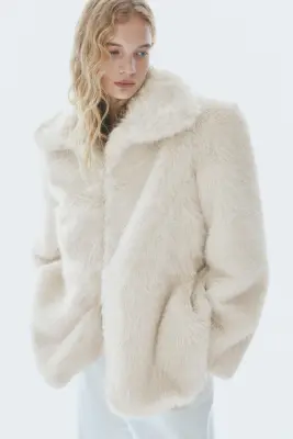 Veste à épaulettes - Beige clair — photo 1