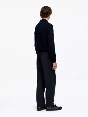 Pantalon habillé décontracté - Bleu foncé — photo 1