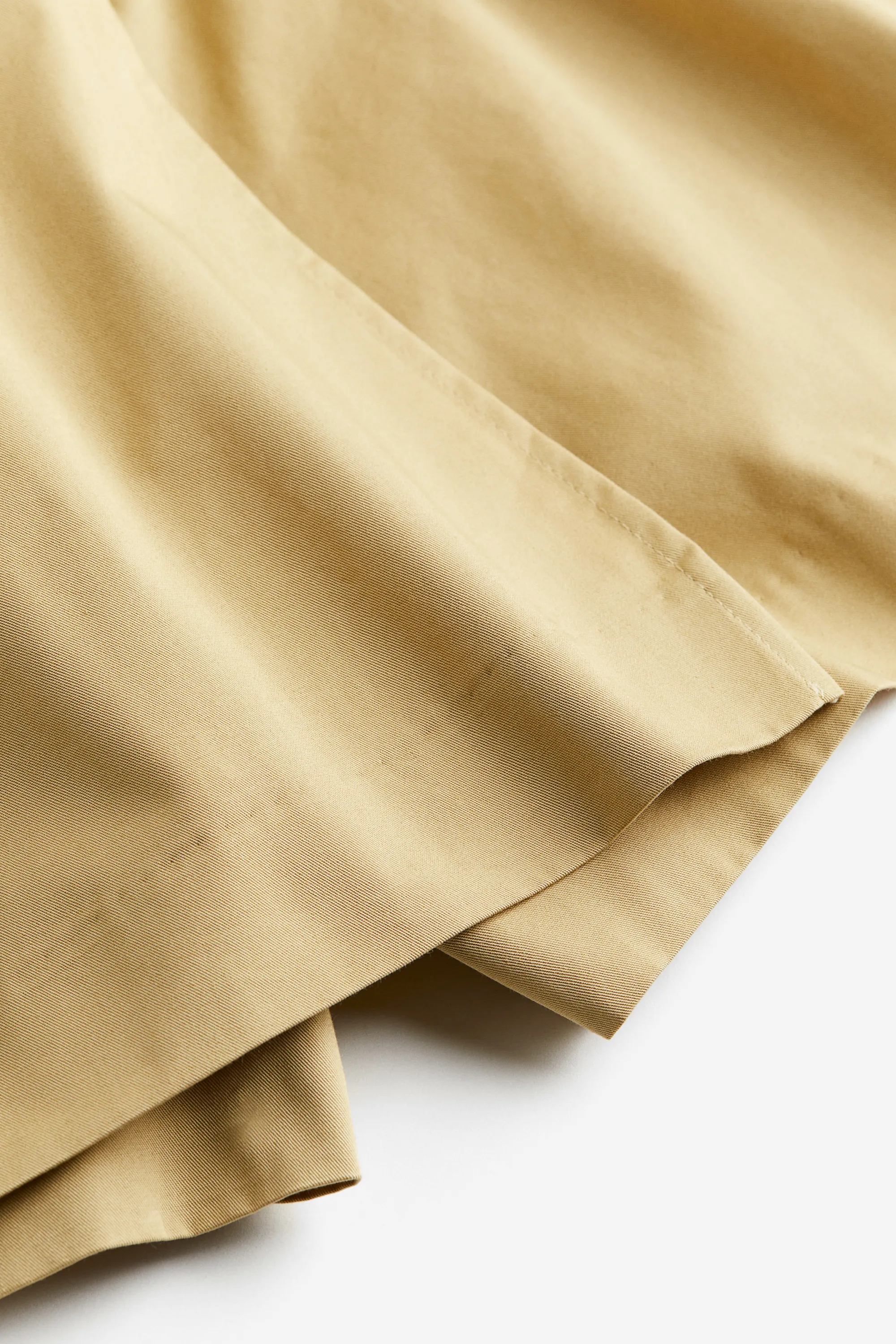 Mini jupe-short en twill - Jaune ancien