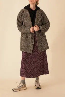 manteau nerobi chevron marta — photo 1