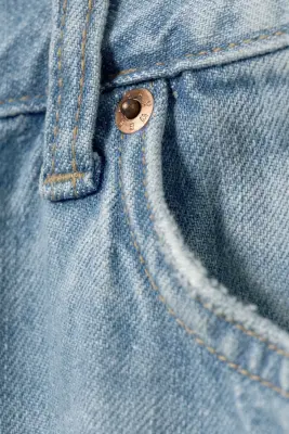 Jean droit et ample taille mi-haute Galaxy - Kimberley Blue - Bleu clair — photo 5
