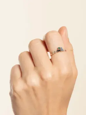 Bague  Ulysse Bleu — photo 2