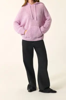 Pull Bulotte Petale Chine — photo 1