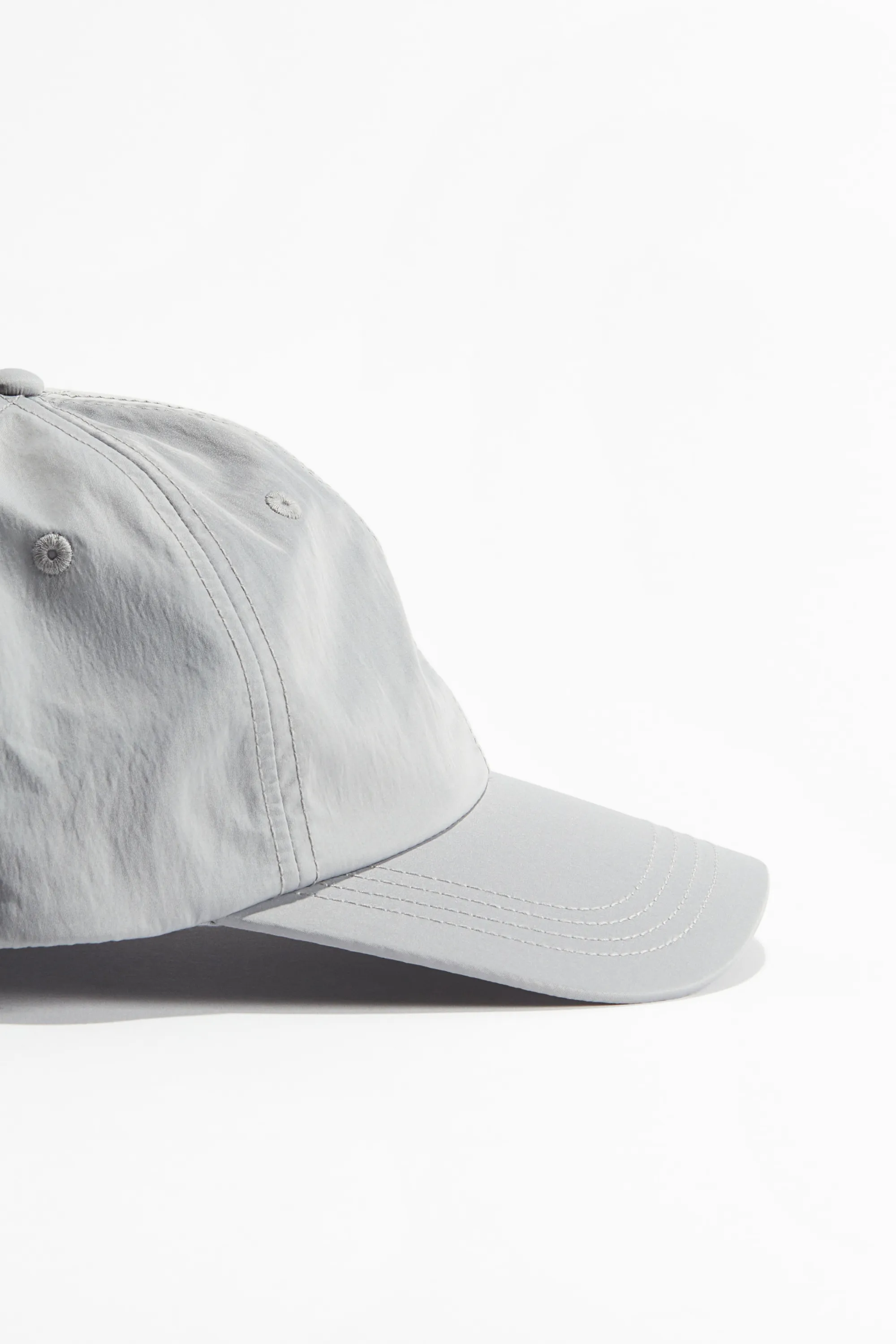 Casquette en twill de coton - Gris clair